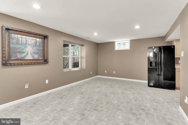 12177 Flowing Water Trl, Clarksville, MD 21029 - spare room with recessed lighting and baseboards