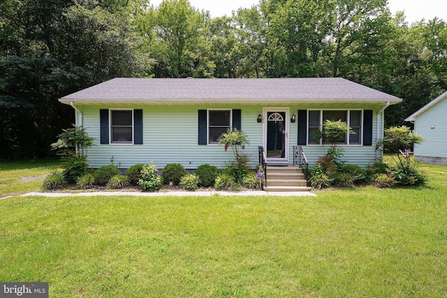 120 Ridgefield Ln, Fruitland, MD 21826 - view of front of house featuring a front yard