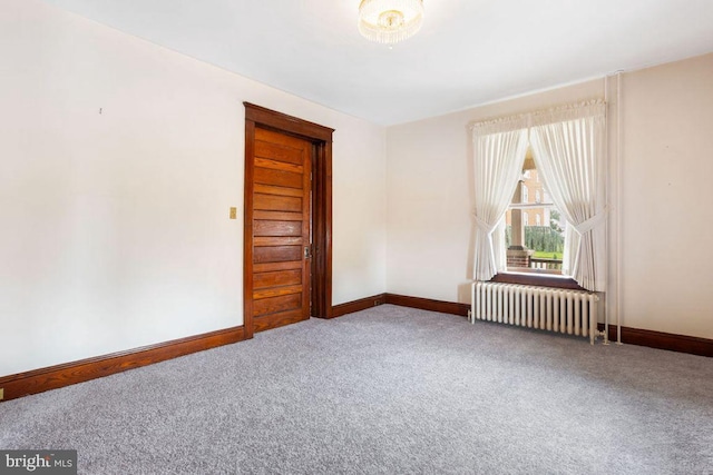31 4th St, Hanover, PA 17331 - carpeted spare room with radiator and baseboards