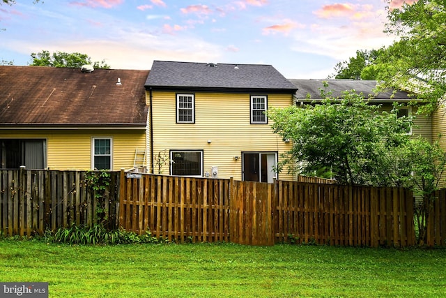 9835 Saint Cloud Ct, Fairfax, VA 22031 - back of house with a shingled roof