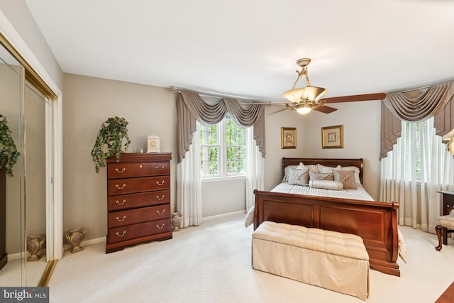 3851 Fawn Ln, White Plains, MD 20695 - bedroom featuring light colored carpet and a closet