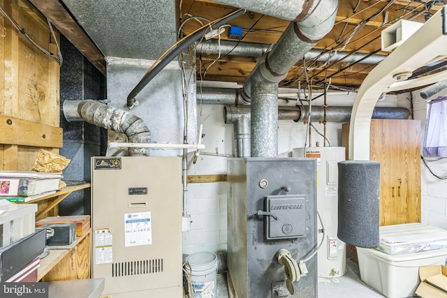 3851 Fawn Ln, White Plains, MD 20695 - utility room featuring water heater