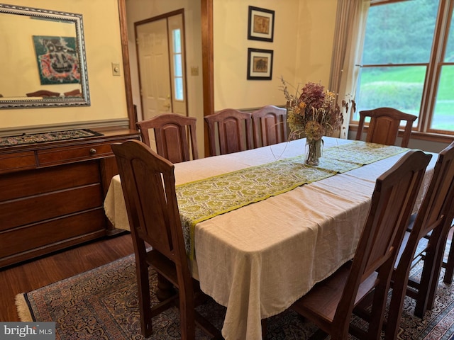 400 27th St, Huntingdon, PA 16652 - dining space featuring wood finished floors