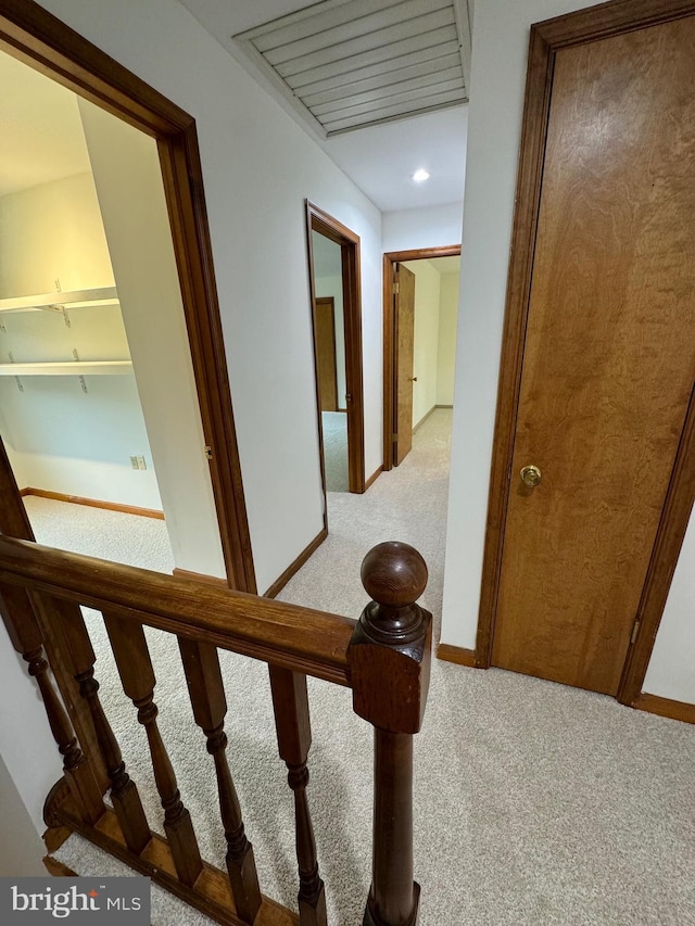 400 27th St, Huntingdon, PA 16652 - stairs featuring carpet and baseboards