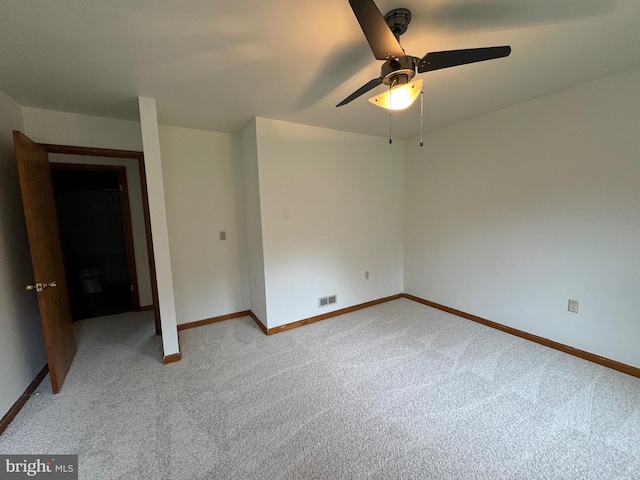 400 27th St, Huntingdon, PA 16652 - empty room featuring light carpet and a ceiling fan