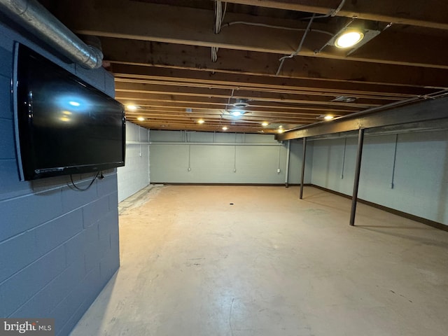 400 27th St, Huntingdon, PA 16652 - view of unfinished below grade area