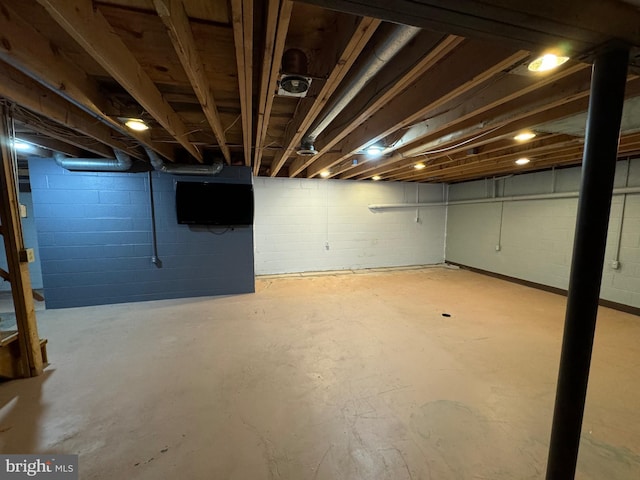 400 27th St, Huntingdon, PA 16652 - view of unfinished below grade area