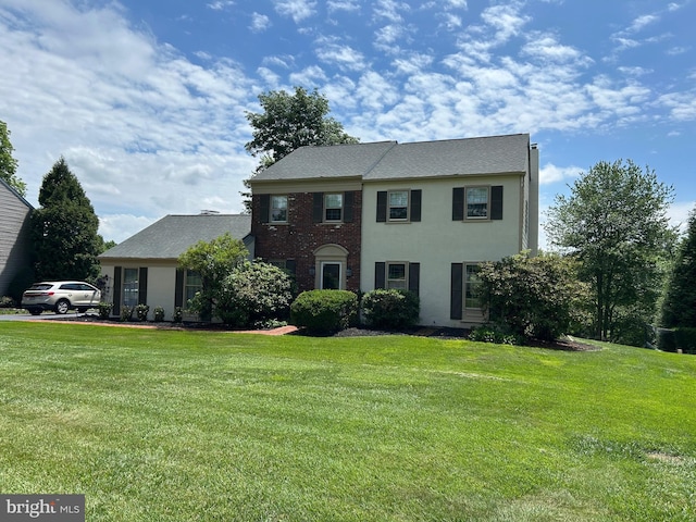 338 Haines Dr, North Wales, PA 19454 - view of front of property with a front lawn