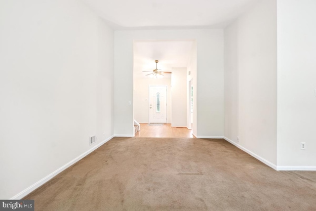13 Gelding Ct, Olney, MD 20832 - carpeted empty room with baseboards and a ceiling fan