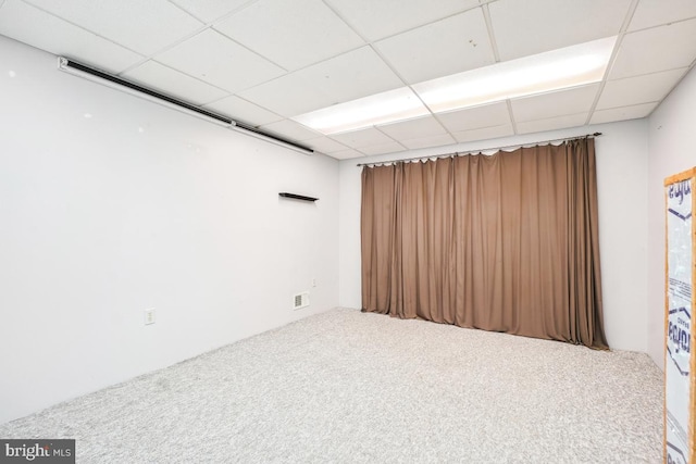 13 Gelding Ct, Olney, MD 20832 - below grade area with carpet and a drop ceiling