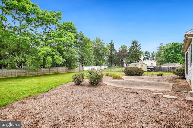 13 Gelding Ct, Olney, MD 20832 - fenced backyard with a patio area and view of wooded area