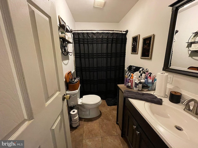 1105 Darlington Rd, Beaver Falls, PA 15010 - full bath with vanity, tile patterned floors, and curtained shower