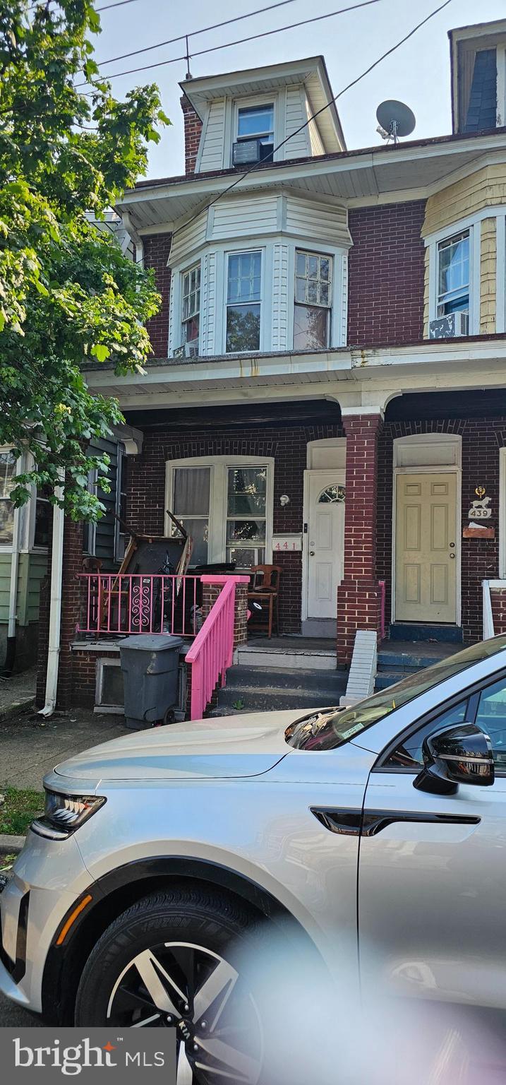 441 Garfield Ave, Trenton, NJ 08629 - view of front of property featuring brick siding and covered porch