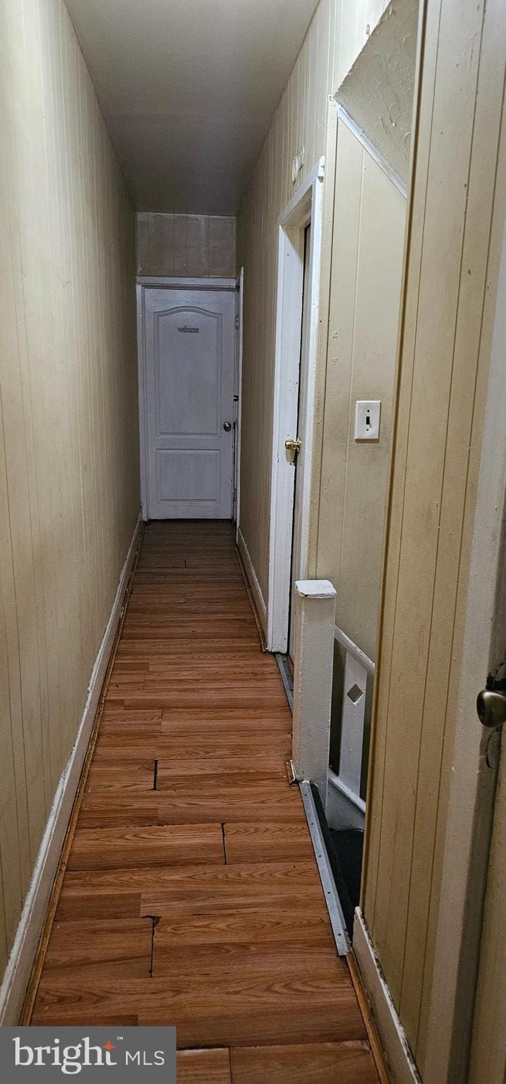 441 Garfield Ave, Trenton, NJ 08629 - hall with wood finished floors