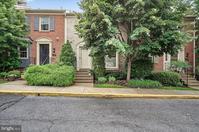 7504 Westlake Ter Unit 25, Bethesda, MD 20817 - view of front facade with brick siding