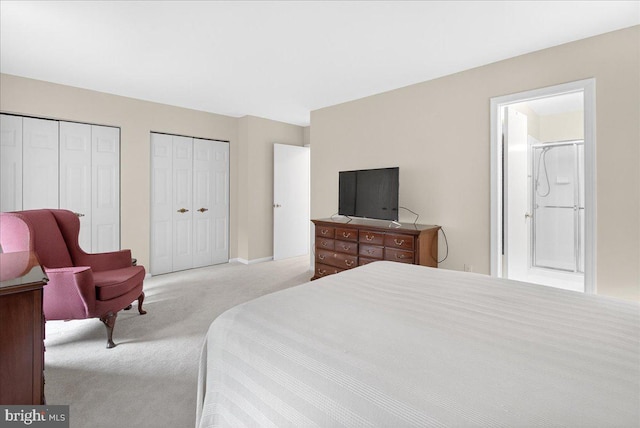 7504 Westlake Ter Unit 25, Bethesda, MD 20817 - bedroom featuring carpet flooring and multiple closets