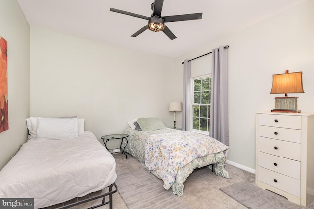 1404 Preserve Ln, Fredericksburg, VA 22401 - carpeted bedroom featuring ceiling fan and baseboards