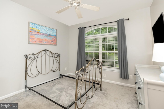 1404 Preserve Ln, Fredericksburg, VA 22401 - bedroom featuring light carpet and a ceiling fan