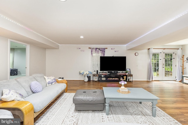 1404 Preserve Ln, Fredericksburg, VA 22401 - living room with wood finished floors and recessed lighting