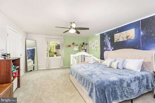 1404 Preserve Ln, Fredericksburg, VA 22401 - bedroom with carpet and ceiling fan