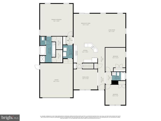 1404 Preserve Ln, Fredericksburg, VA 22401 - view of property floor plan