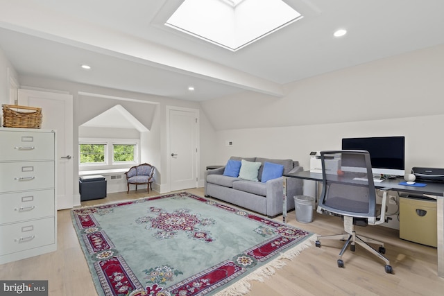 2819 Bellevue Ter NW, Washington, DC 20007 - office with light wood-type flooring and recessed lighting