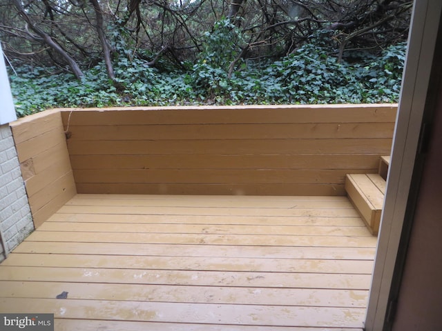 6915 Victoria Dr Unit C, Alexandria, VA 22310 - view of wooden deck
