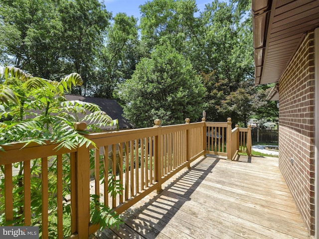 258 Merrimack, Falling Waters, WV 25419 - view of wooden deck