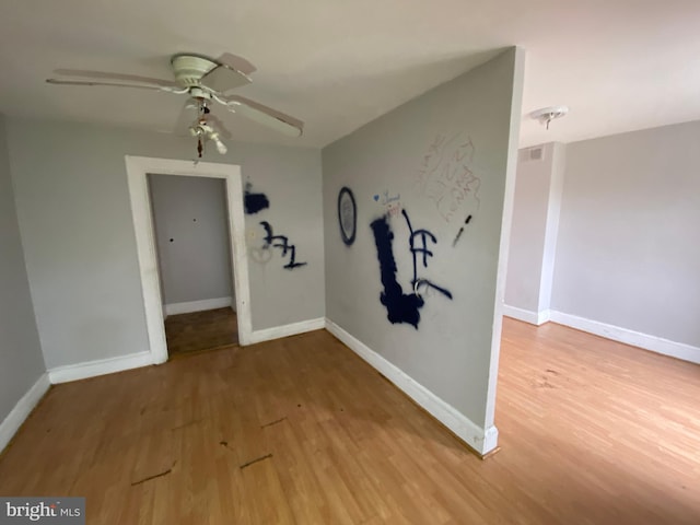 2110 N Charles St N, Baltimore, MD 21218 - hallway with wood finished floors and baseboards