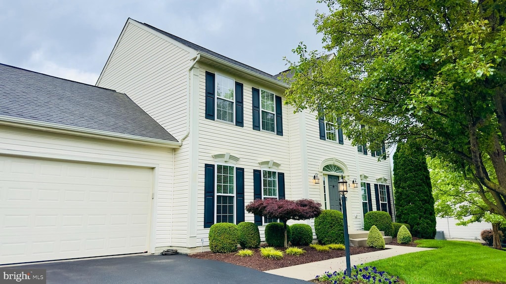 3 Pointe Ter, Middletown, MD 21769 - colonial-style house with driveway, a garage, and a shingled roof