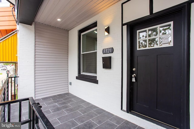 3321 N 11th St, Philadelphia, PA 19140 - property entrance with brick siding and a porch