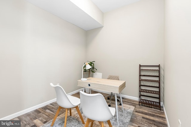 1001 S Carey St, Baltimore, MD 21223 - office area featuring wood finished floors