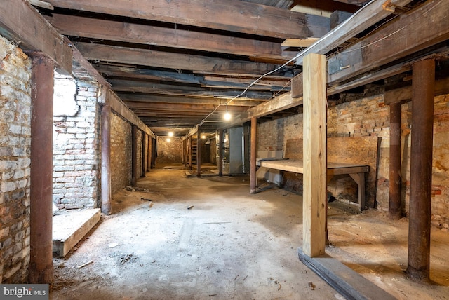 1001 S Carey St, Baltimore, MD 21223 - view of unfinished basement