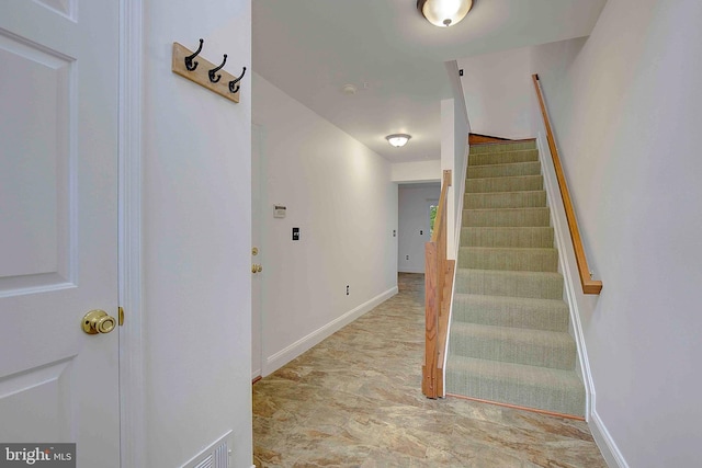 121 Quiet Waters Pl, Annapolis, MD 21403 - stairway with baseboards