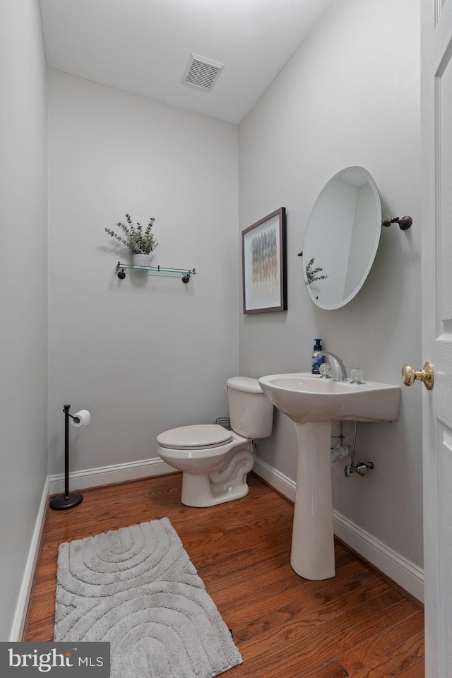 13 Buckwalter Cir, Royersford, PA 19468 - half bath with toilet and wood finished floors
