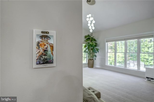 12020 Bennett Ct, Glen Allen, VA 23059 - hall with carpet flooring