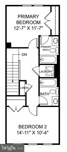 6049 Beake St, Hyattsville, MD 20782 - view of floor plan / room layout