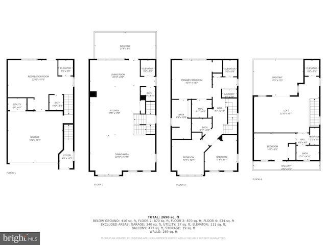 3536 Sutton Heights Cir, Fairfax, VA 22031 - view of floor plan / room layout