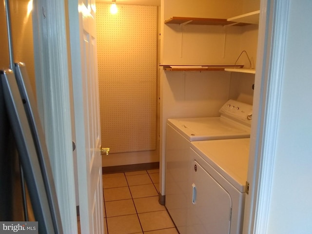 117 Clemens Ct, Lansdale, PA 19446 - laundry area with separate washer and dryer and light tile patterned floors