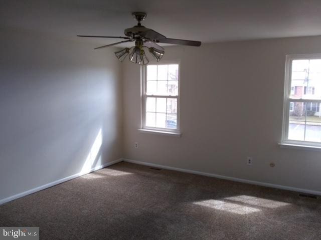 117 Clemens Ct, Lansdale, PA 19446 - carpeted spare room with ceiling fan and healthy amount of natural light