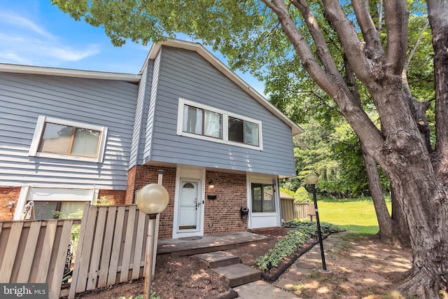 18721 Paprika Ct, Germantown, MD 20874 - view of property featuring brick siding