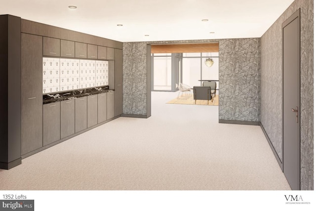 1352 S St Unit 213, Philadelphia, PA 19147 - view of property's community featuring wallpapered walls and mail area