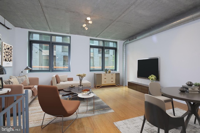1352 S St Unit 213, Philadelphia, PA 19147 - living area with wood finished floors