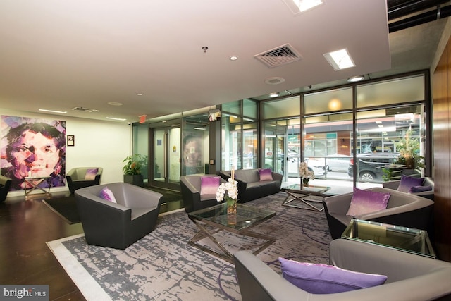 1352 S St Unit 213, Philadelphia, PA 19147 - lobby featuring a wall of windows