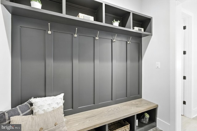 8202 Mockingbird Dr, Annandale, VA 22003 - mudroom featuring baseboards