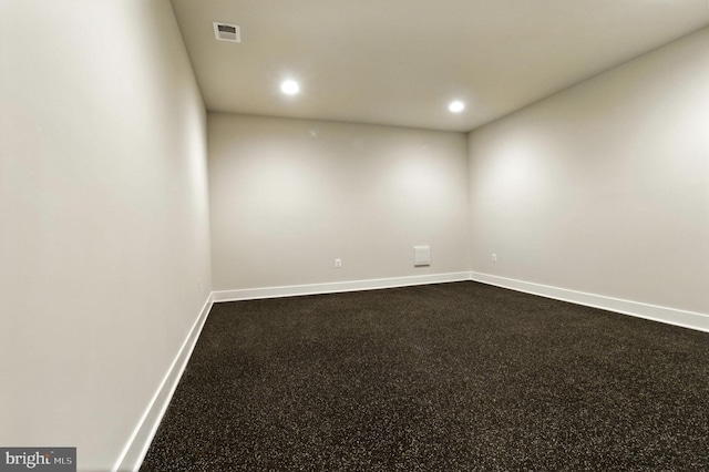 8202 Mockingbird Dr, Annandale, VA 22003 - empty room featuring recessed lighting and light aggregate flooring