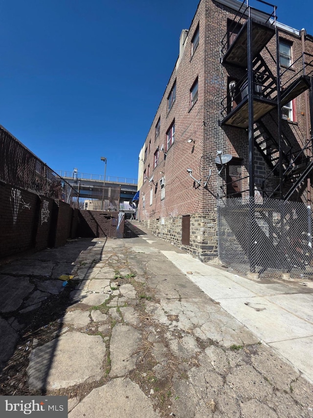 4735 Frankford Ave, Philadelphia, PA 19124 - view of concrete alley with stairs