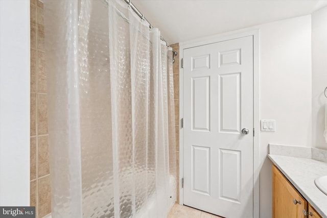 2001 Hamilton St Unit 1205, Philadelphia, PA 19130 - bathroom with vanity and tile patterned flooring