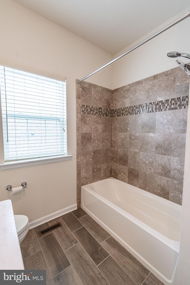 4251 Beech Dr, Nazareth, PA 18064 - bathroom with  shower combination and wood finish floors