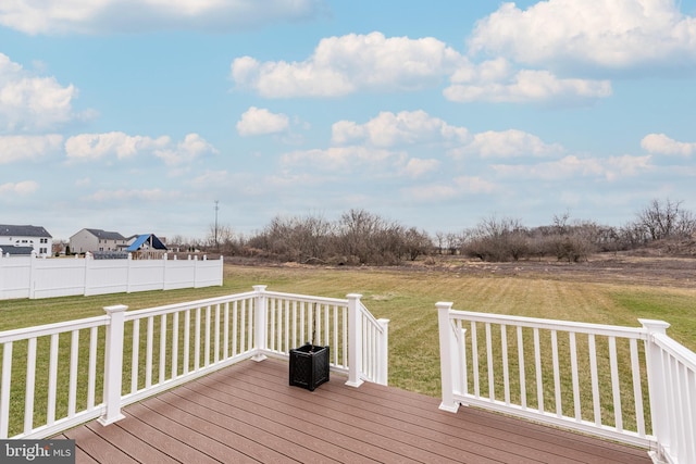 4251 Beech Dr, Nazareth, PA 18064 - wooden deck featuring a lawn